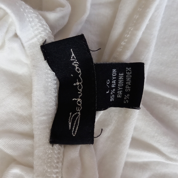 Seductions white one strapped top - Picture 9 of 9